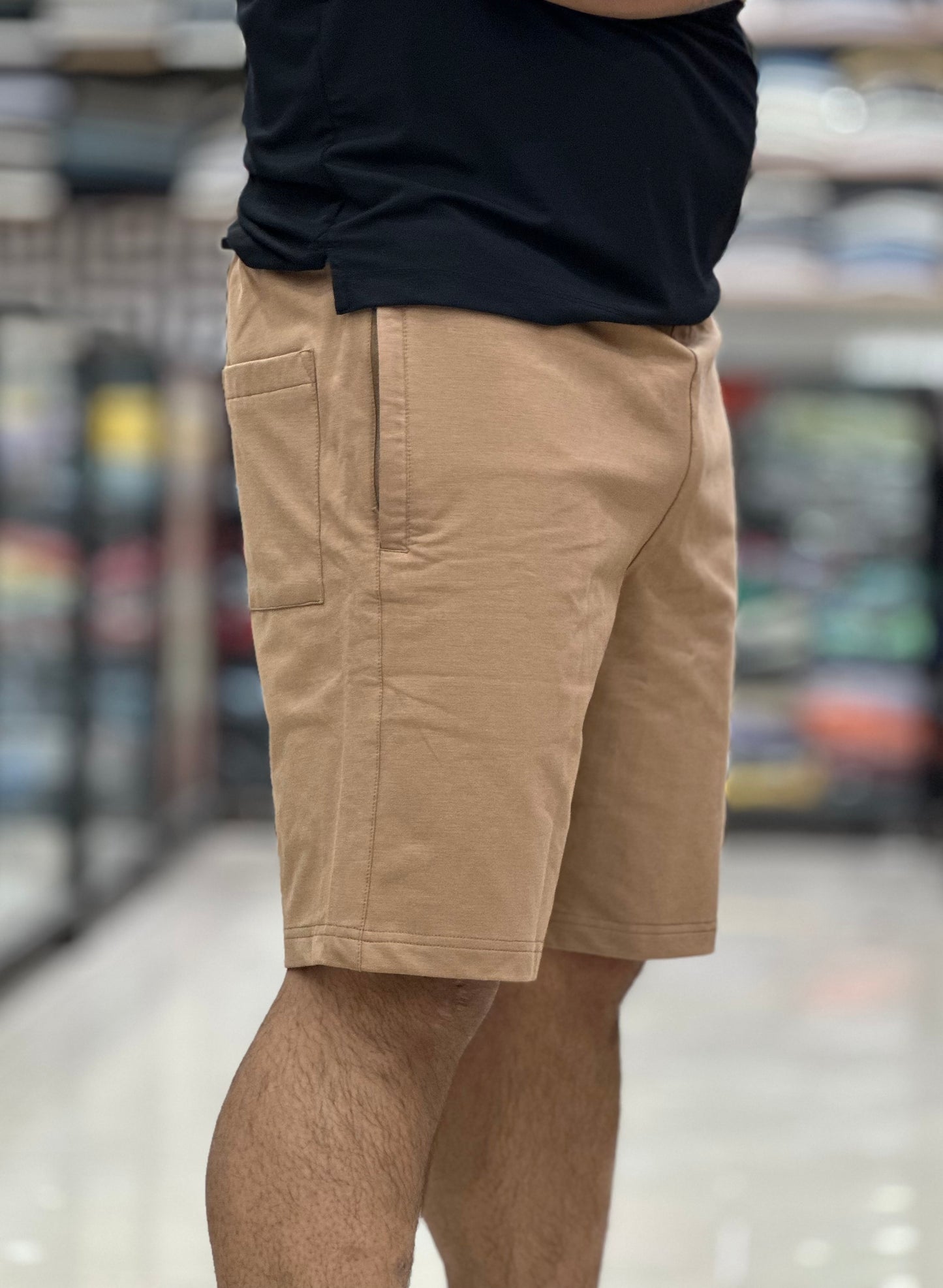 Cotton shorts with heavy GSM