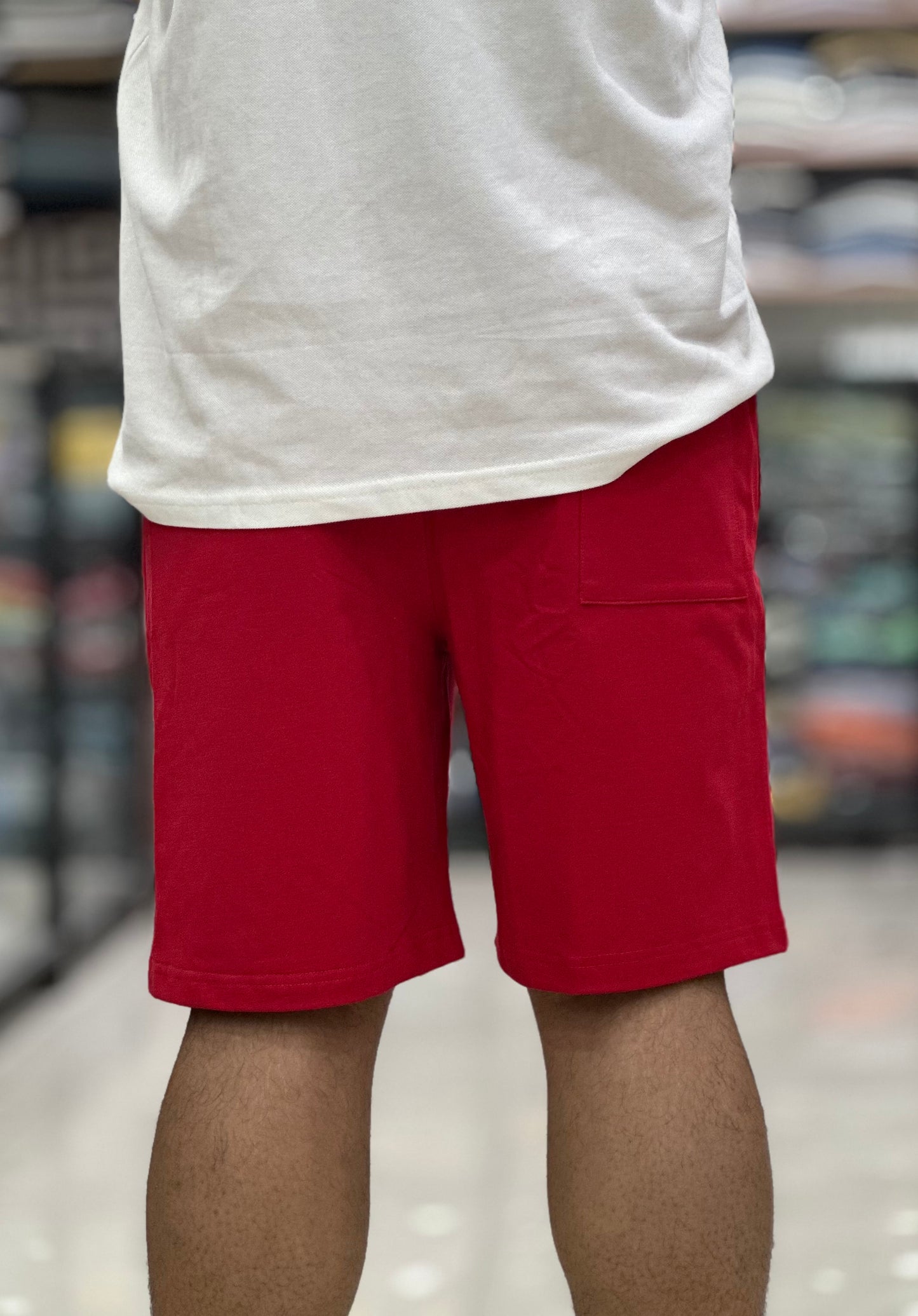 Cotton shorts with heavy GSM
