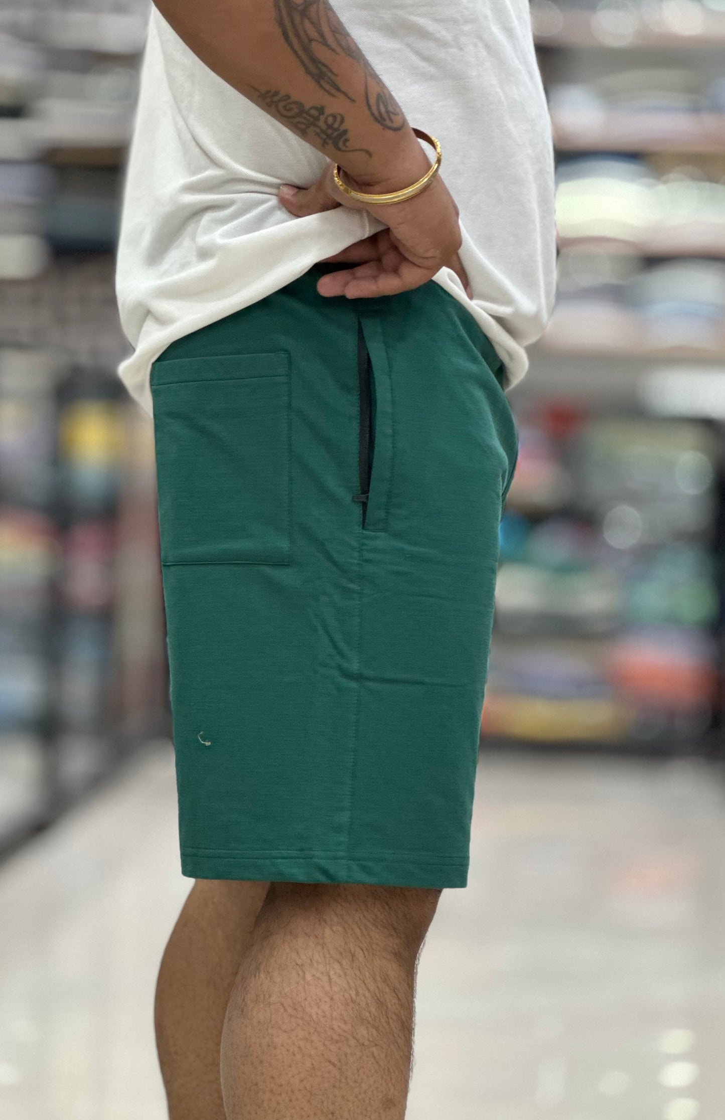 Cotton shorts with heavy GSM
