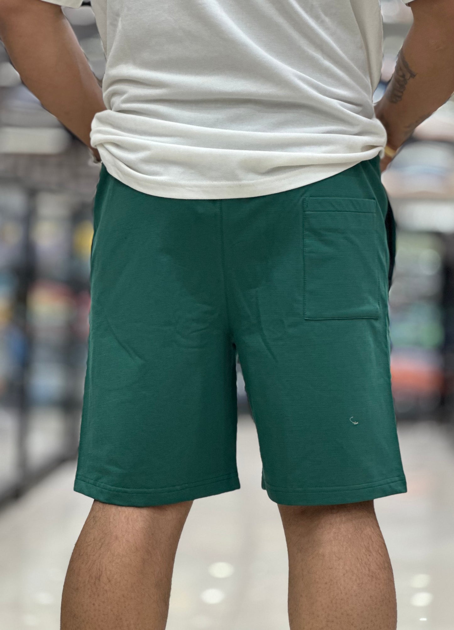 Cotton shorts with heavy GSM