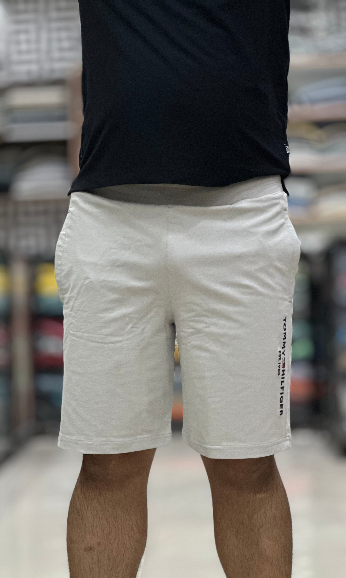 Cotton shorts with heavy GSM