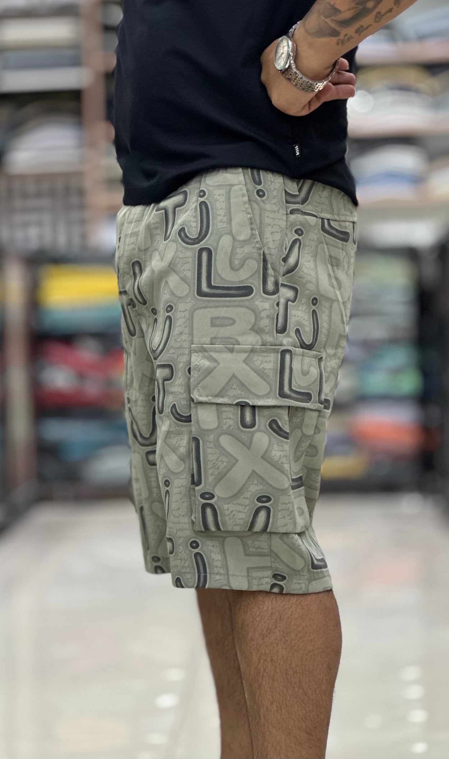 Imported printed shorts