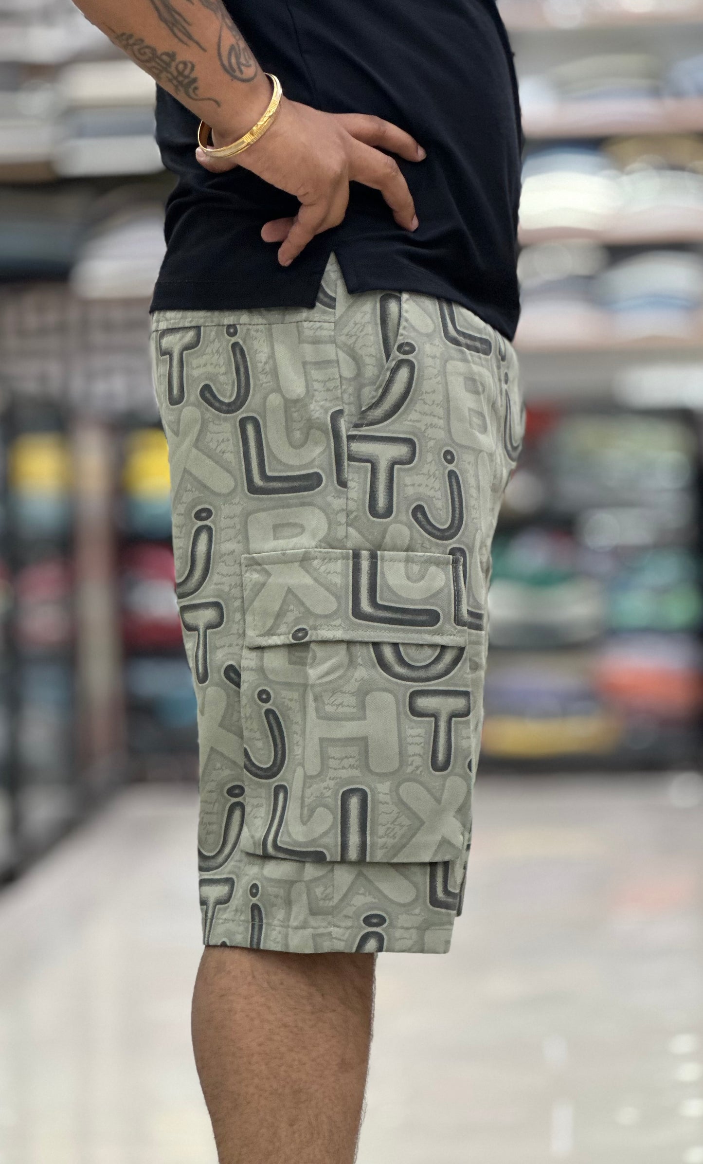Imported printed shorts