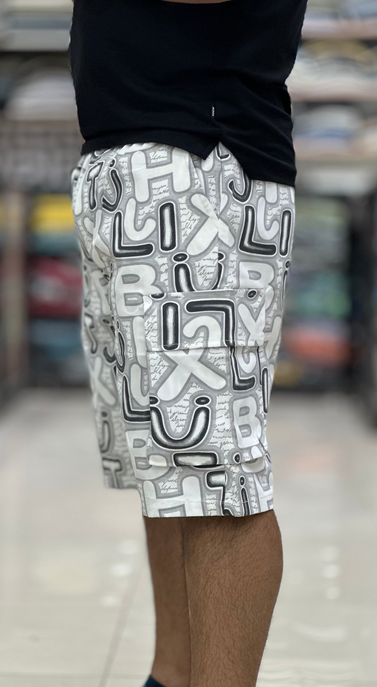 Imported printed shorts