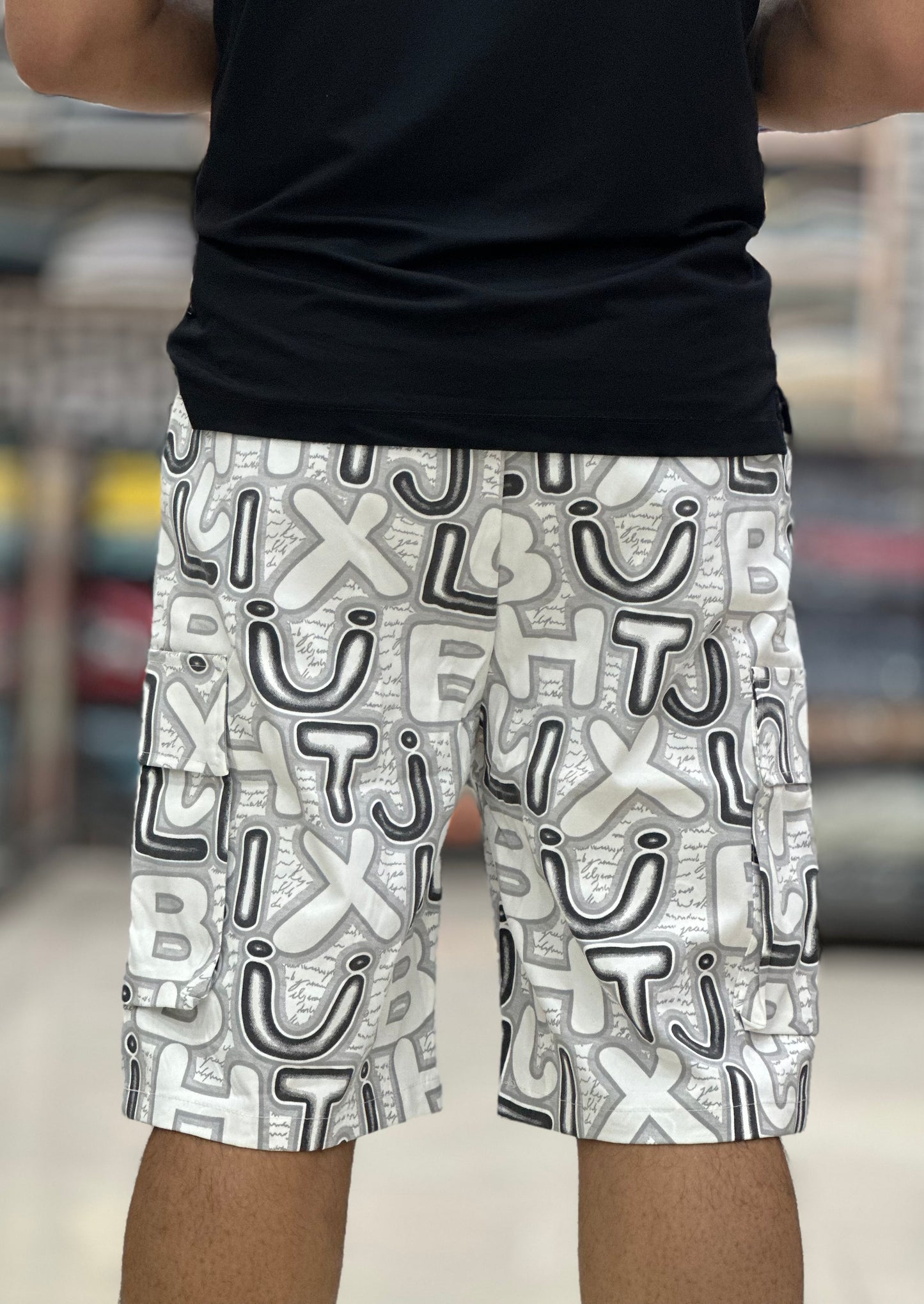 Imported printed shorts
