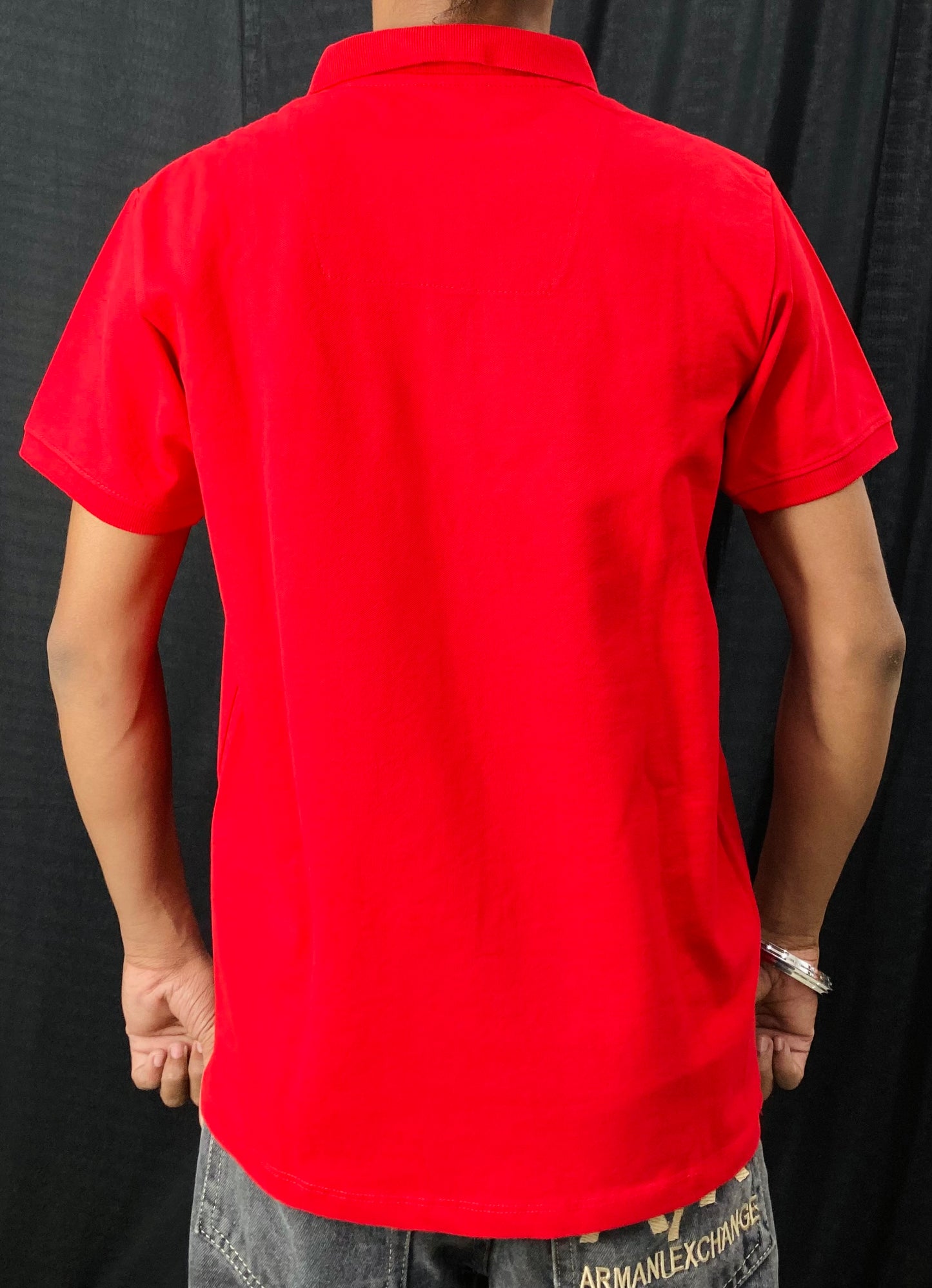 Red Collar Tee