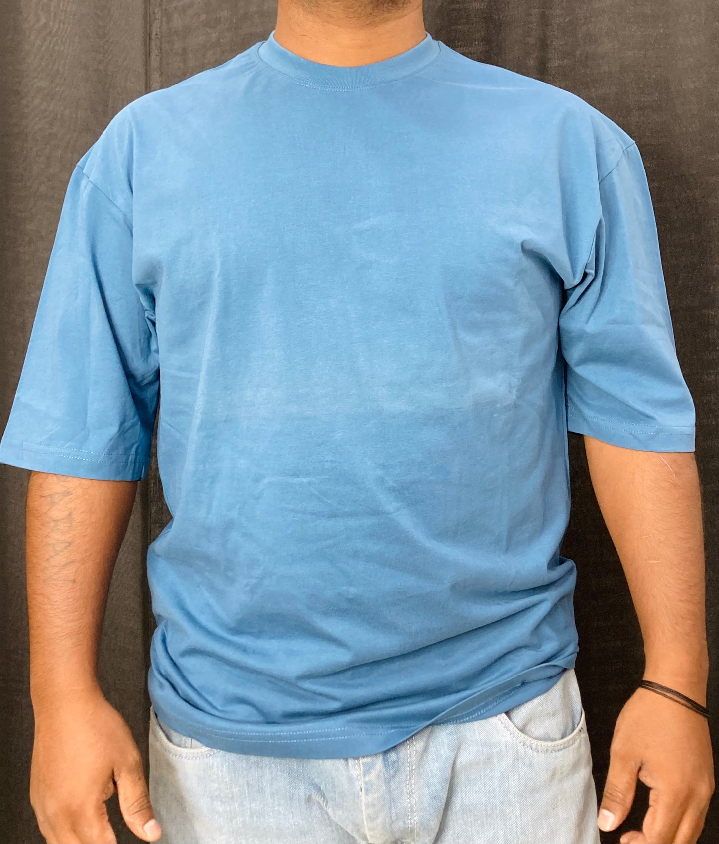 Plain Drop Shoulder Tee