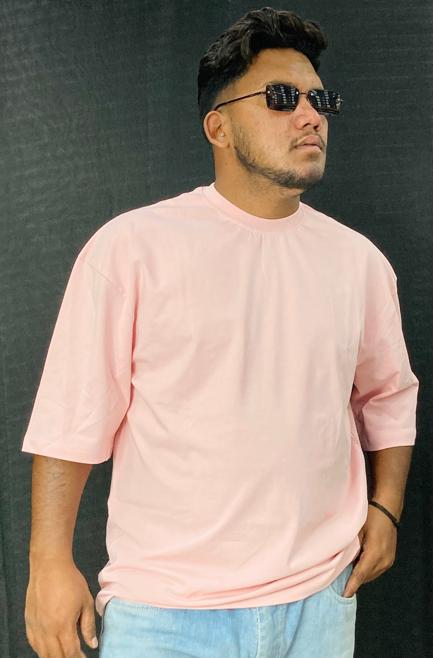 Plain Drop Shoulder Tee