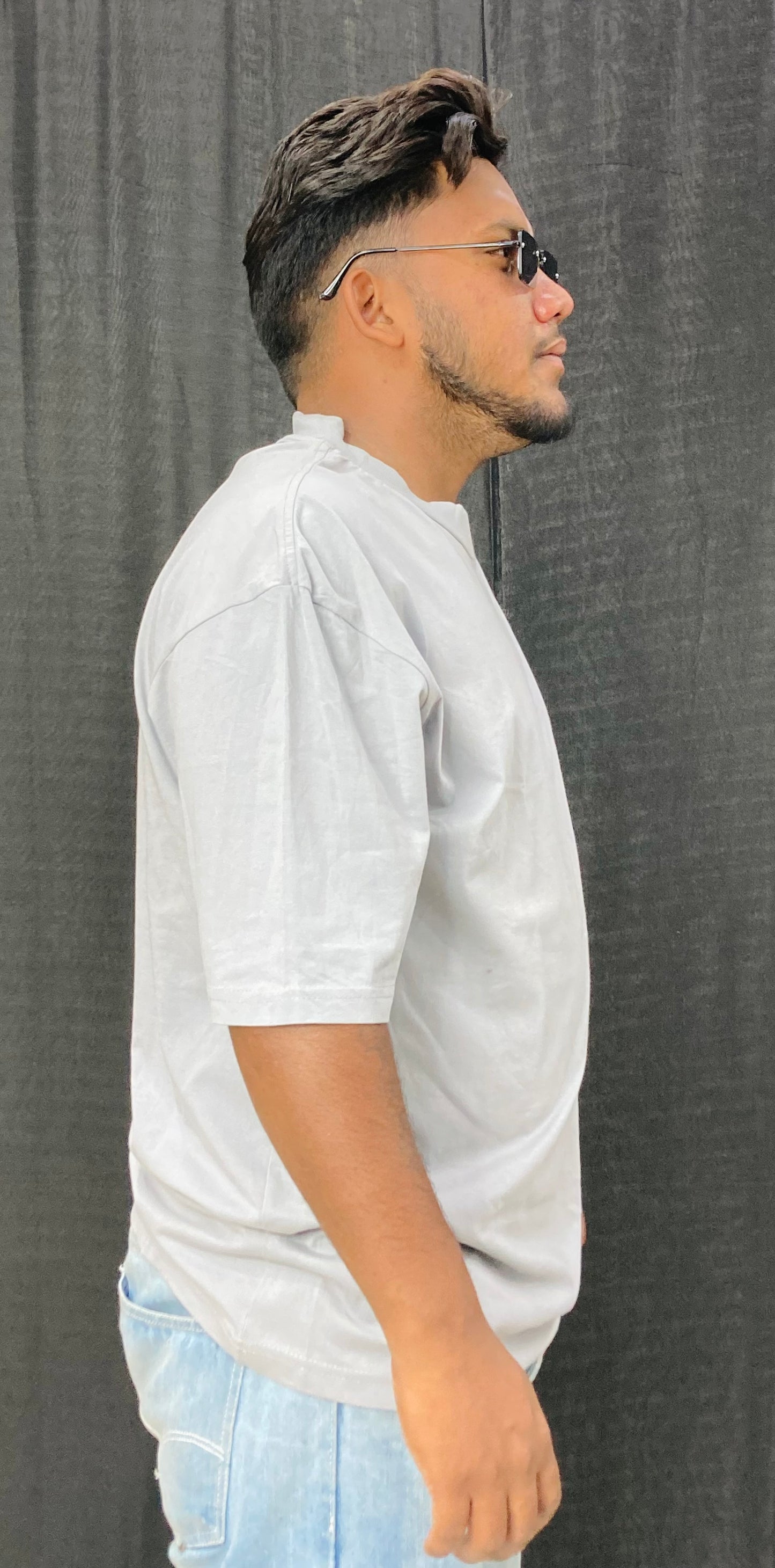 Plain Drop Shoulder Tee