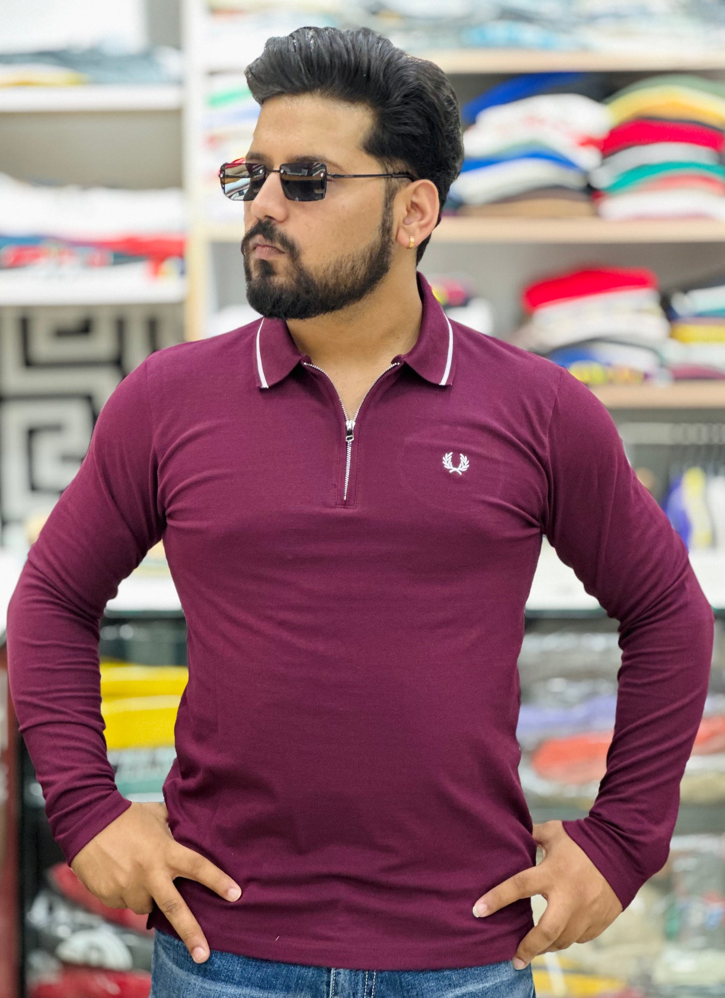 Full tee with Zip