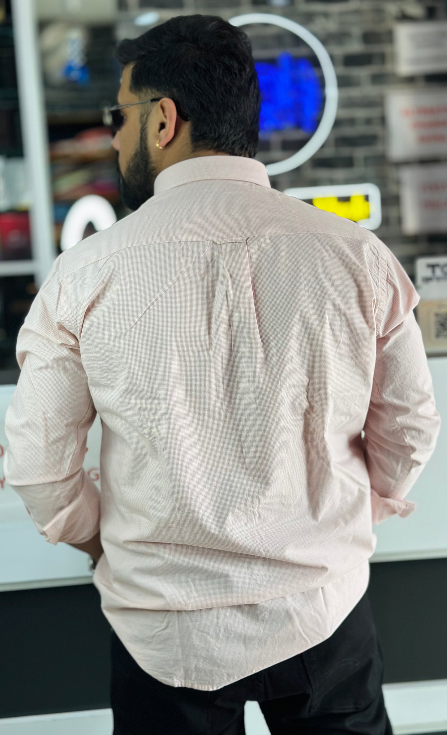 Micro check Shirts