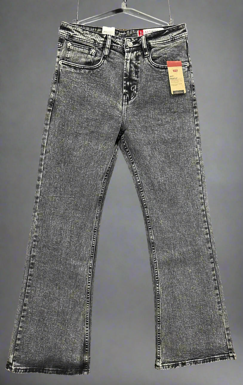 BLACK AND CARBON DENIM