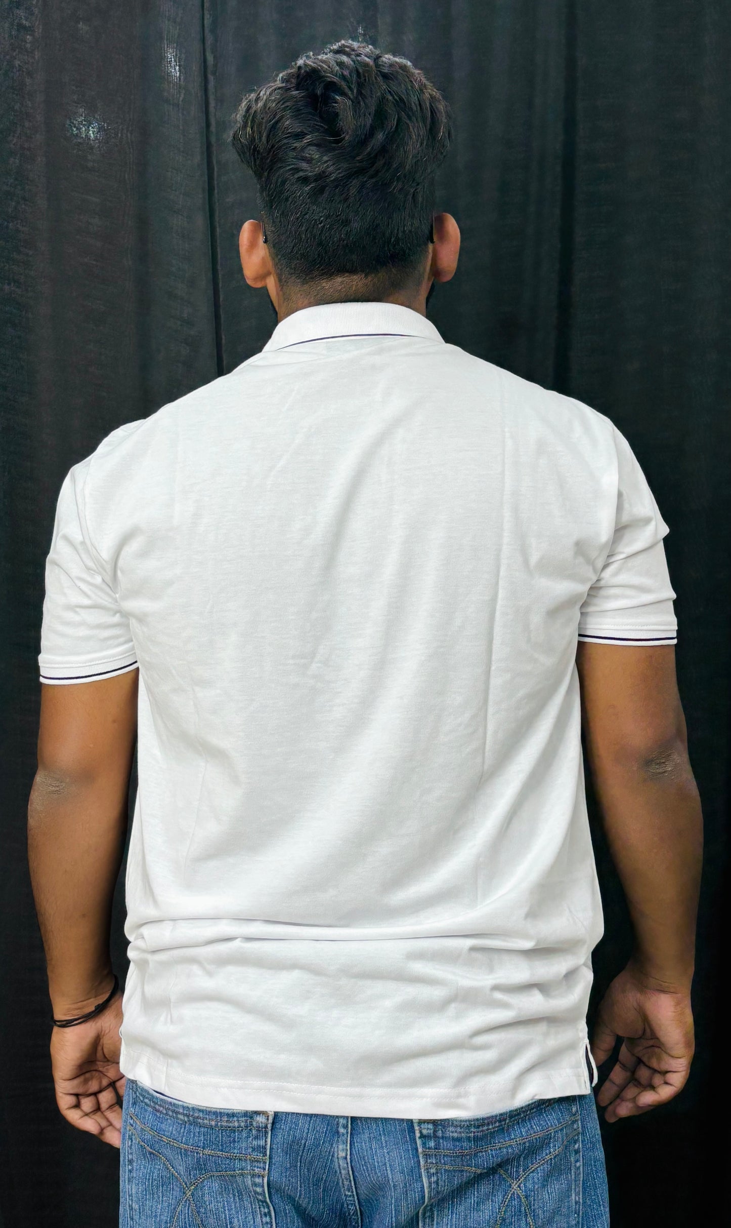 100% Cotton Collar Tee