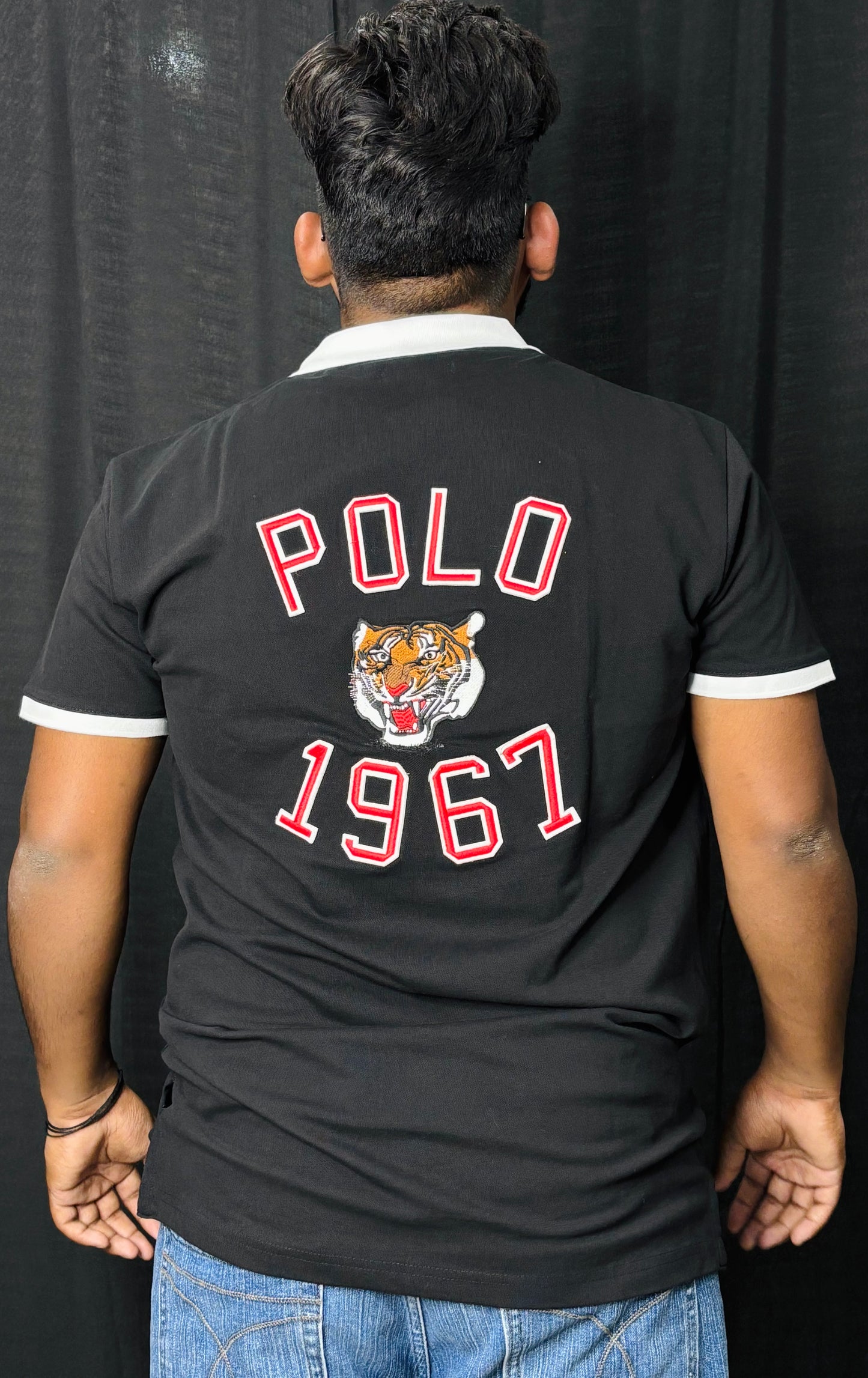 Printed Collar Tee