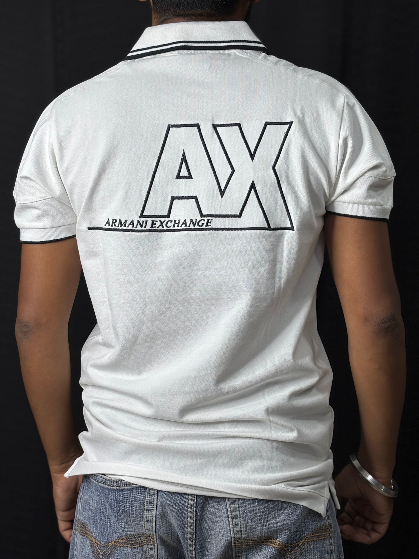 Matty Lycra Collar Tee