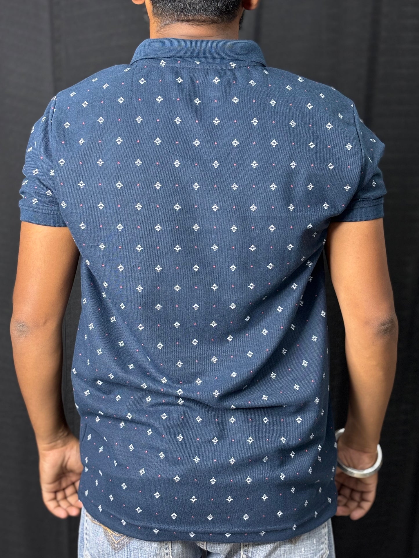Printed Collar Tee
