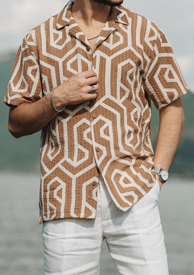 Half Printed Shirt