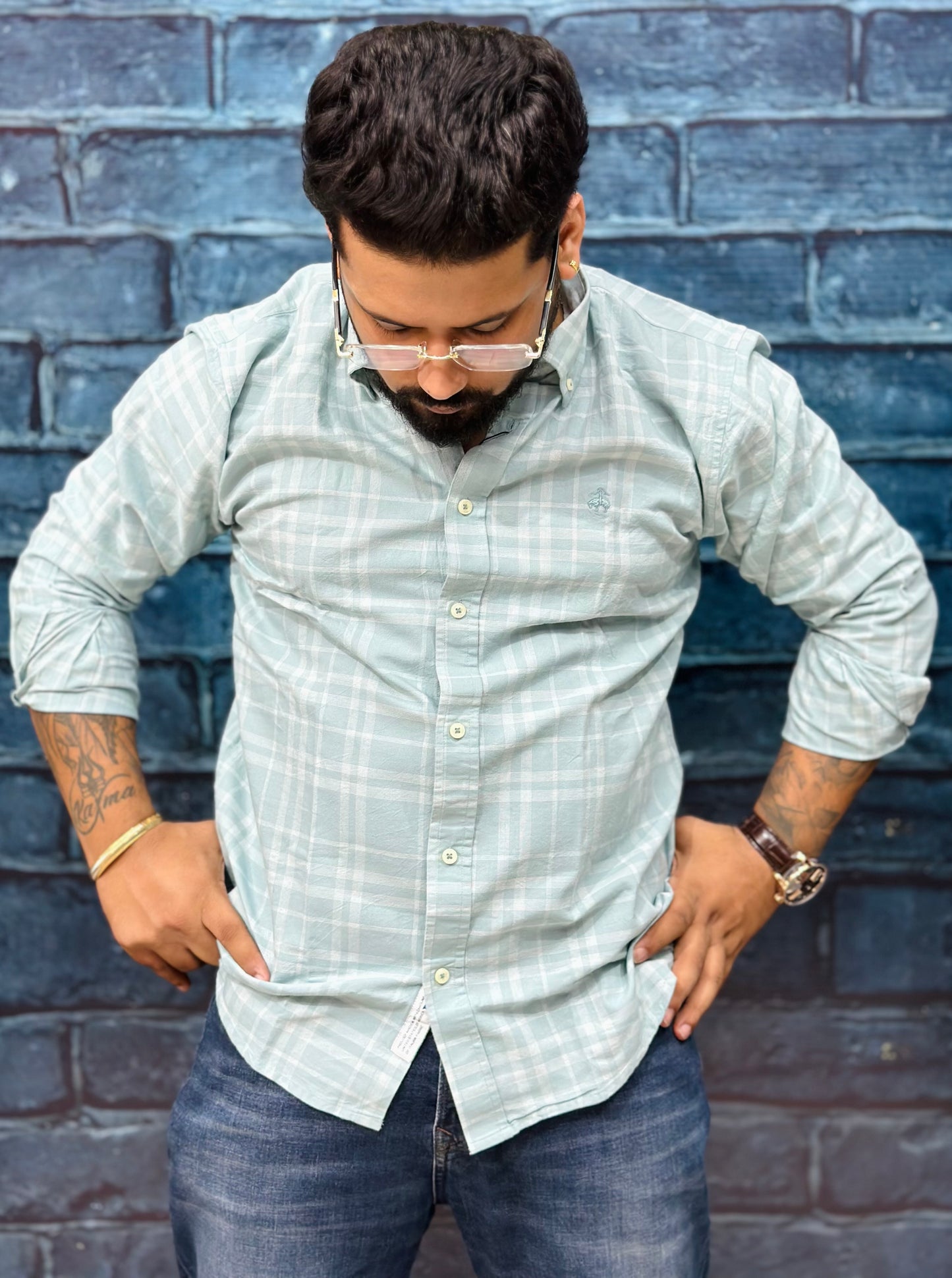 Solid Check Shirts