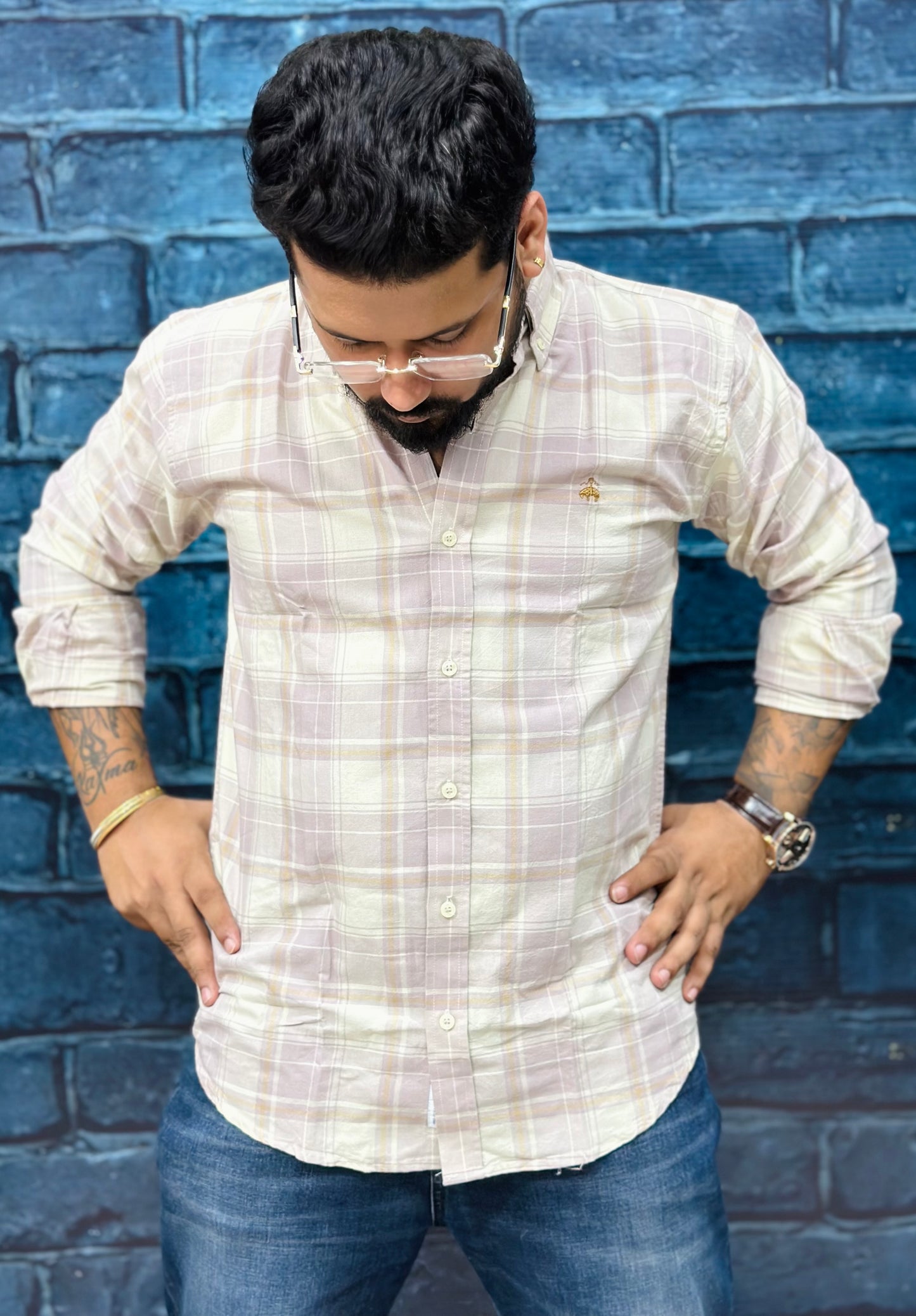 Solid Check Shirts