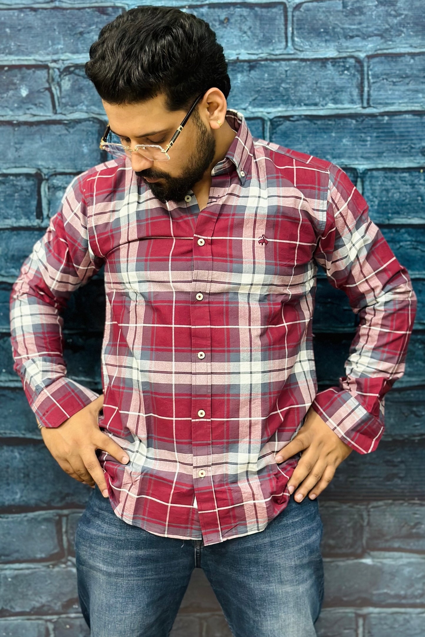 Solid Check Shirts