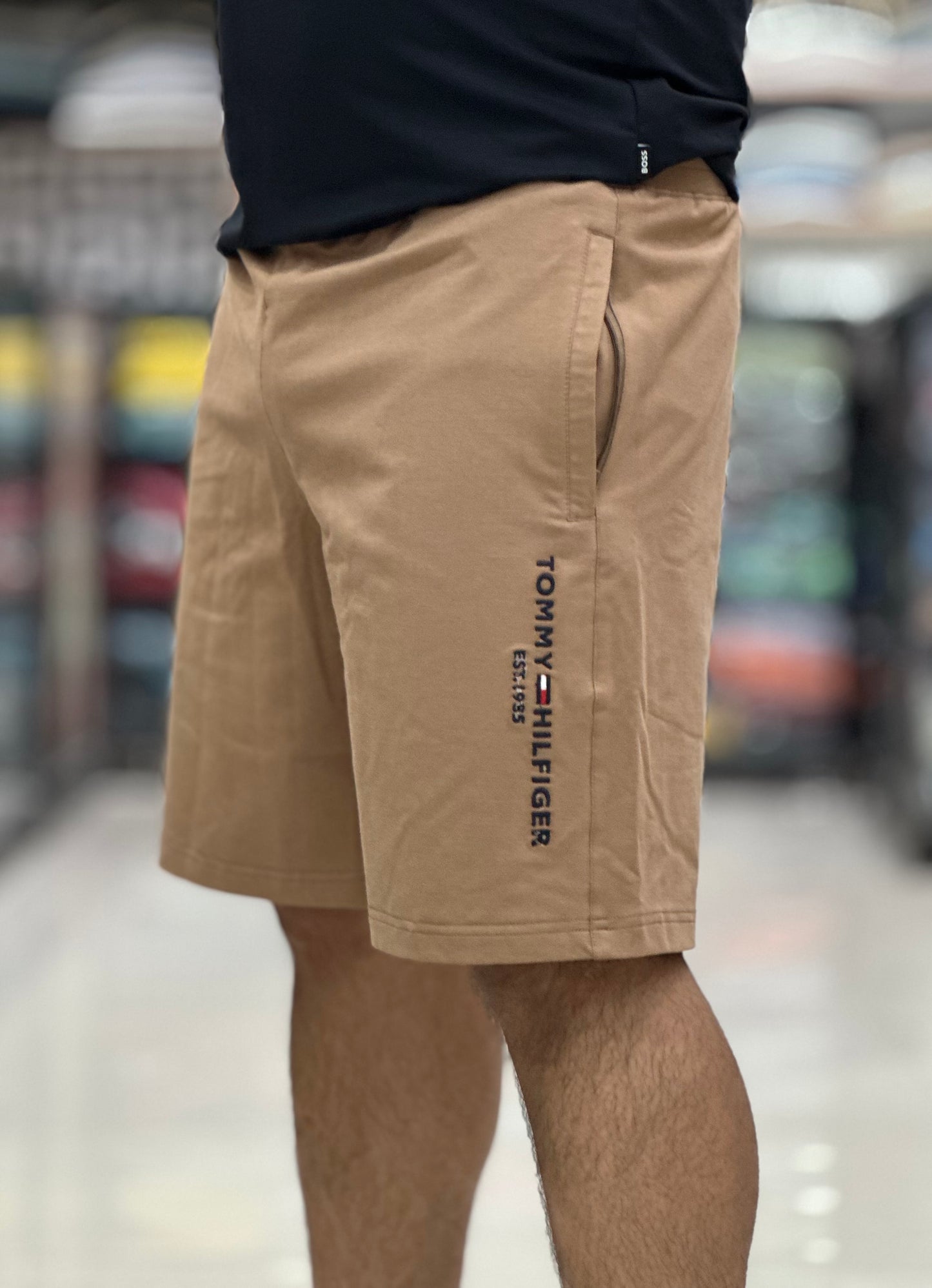 Cotton shorts with heavy GSM