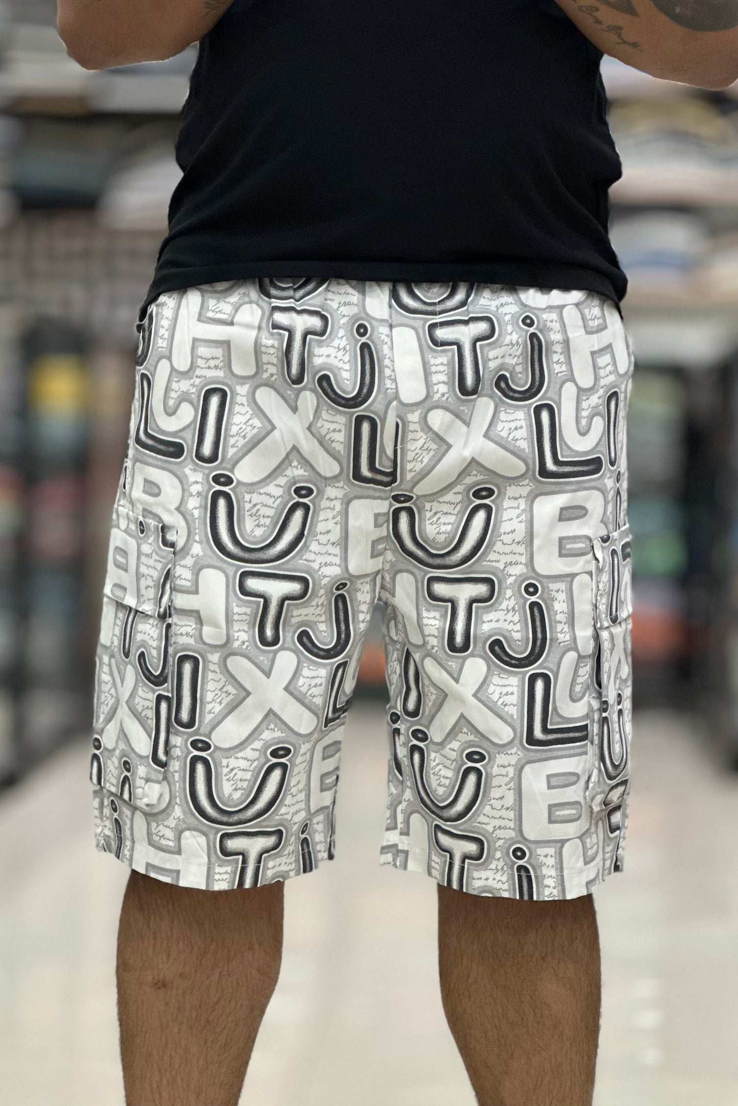 Imported printed shorts