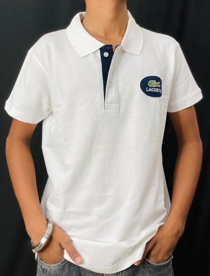 White Collar Tee