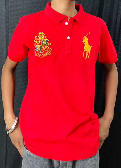 Red Collar Tee