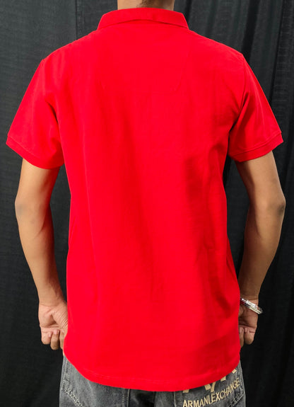Red Collar Tee