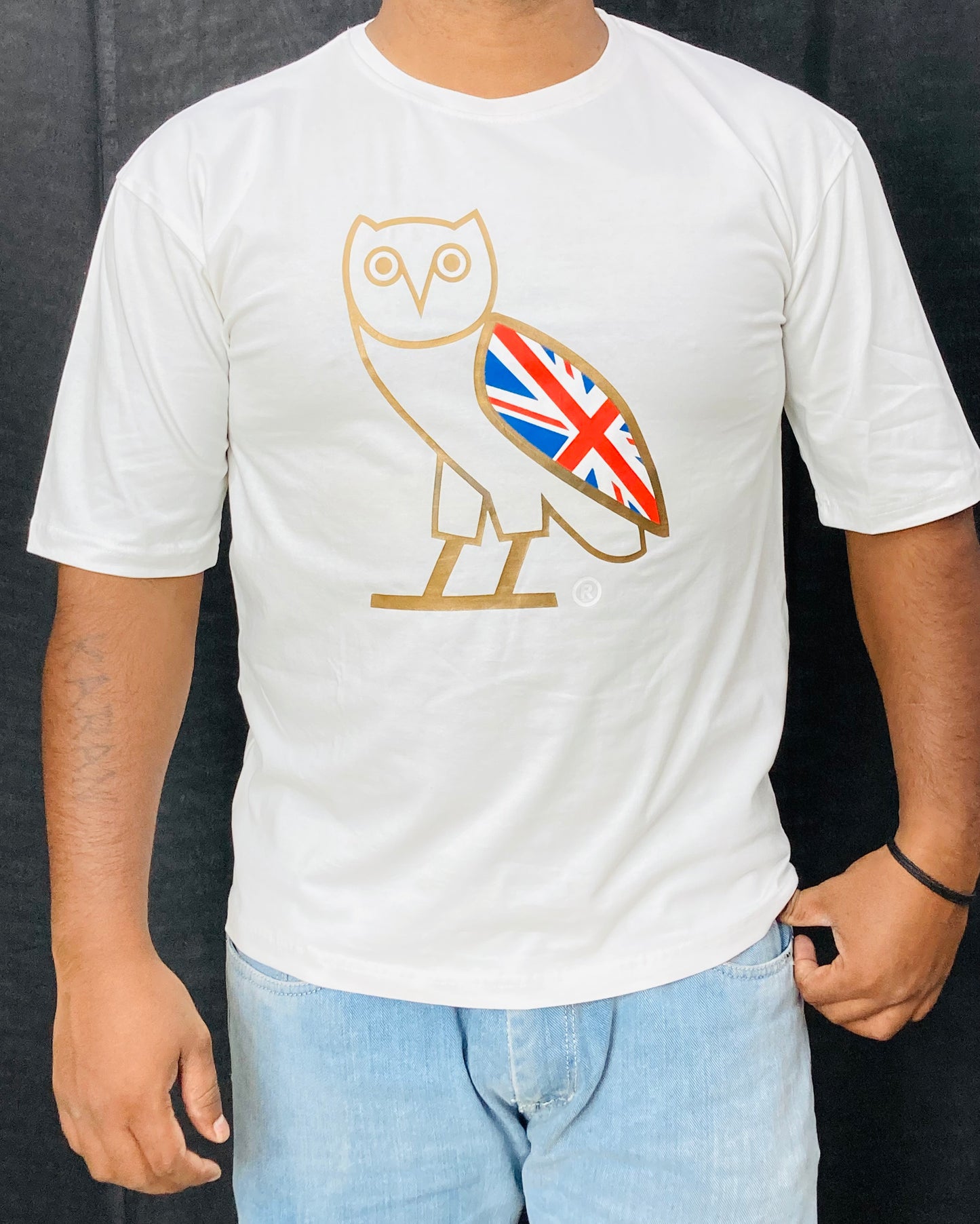 WHITE DROP TEE'S