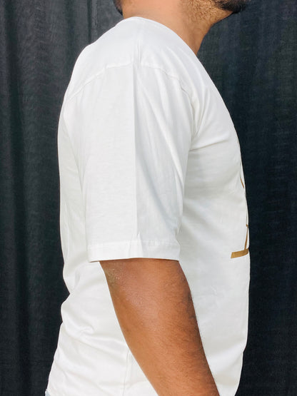 WHITE DROP TEE'S