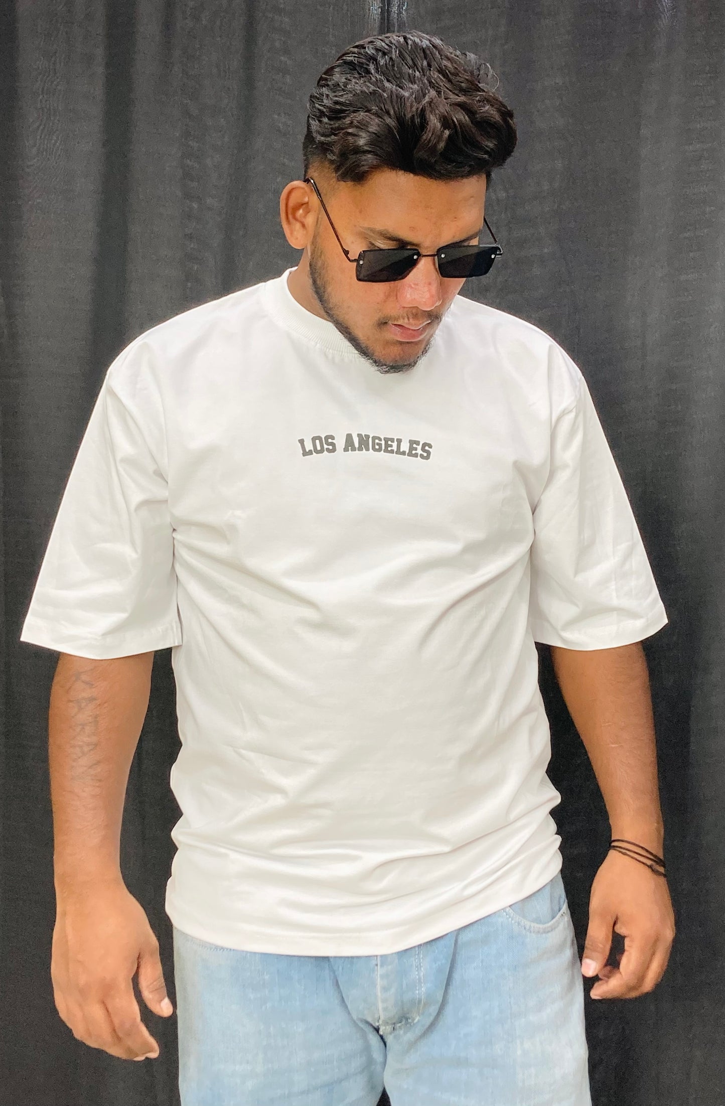 WHITE DROP TEE'S