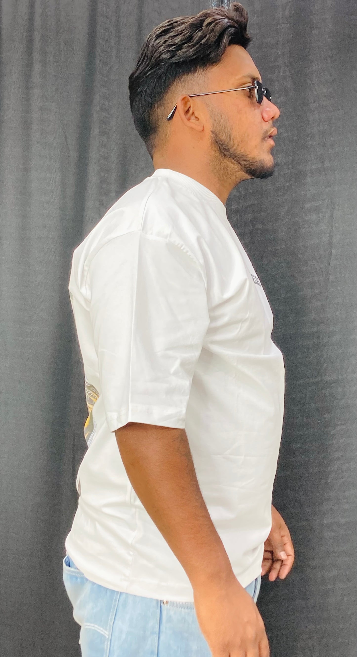 WHITE DROP TEE'S