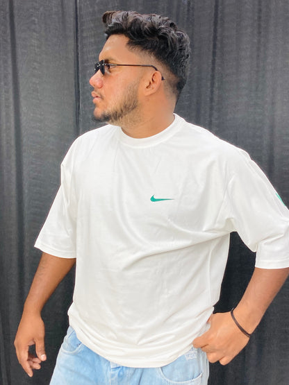 WHITE DROP TEE'S