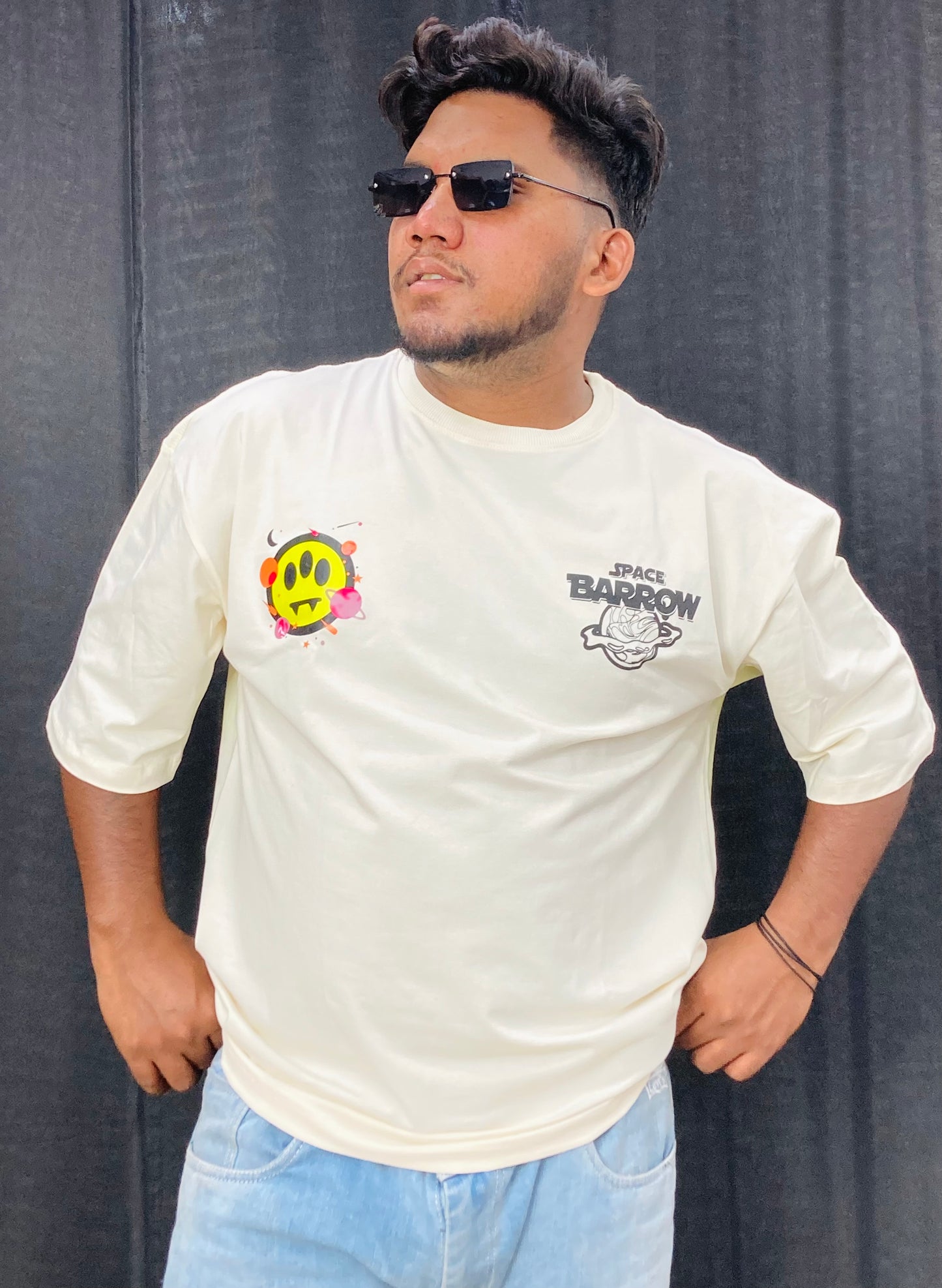 WHITE DROP TEE'S