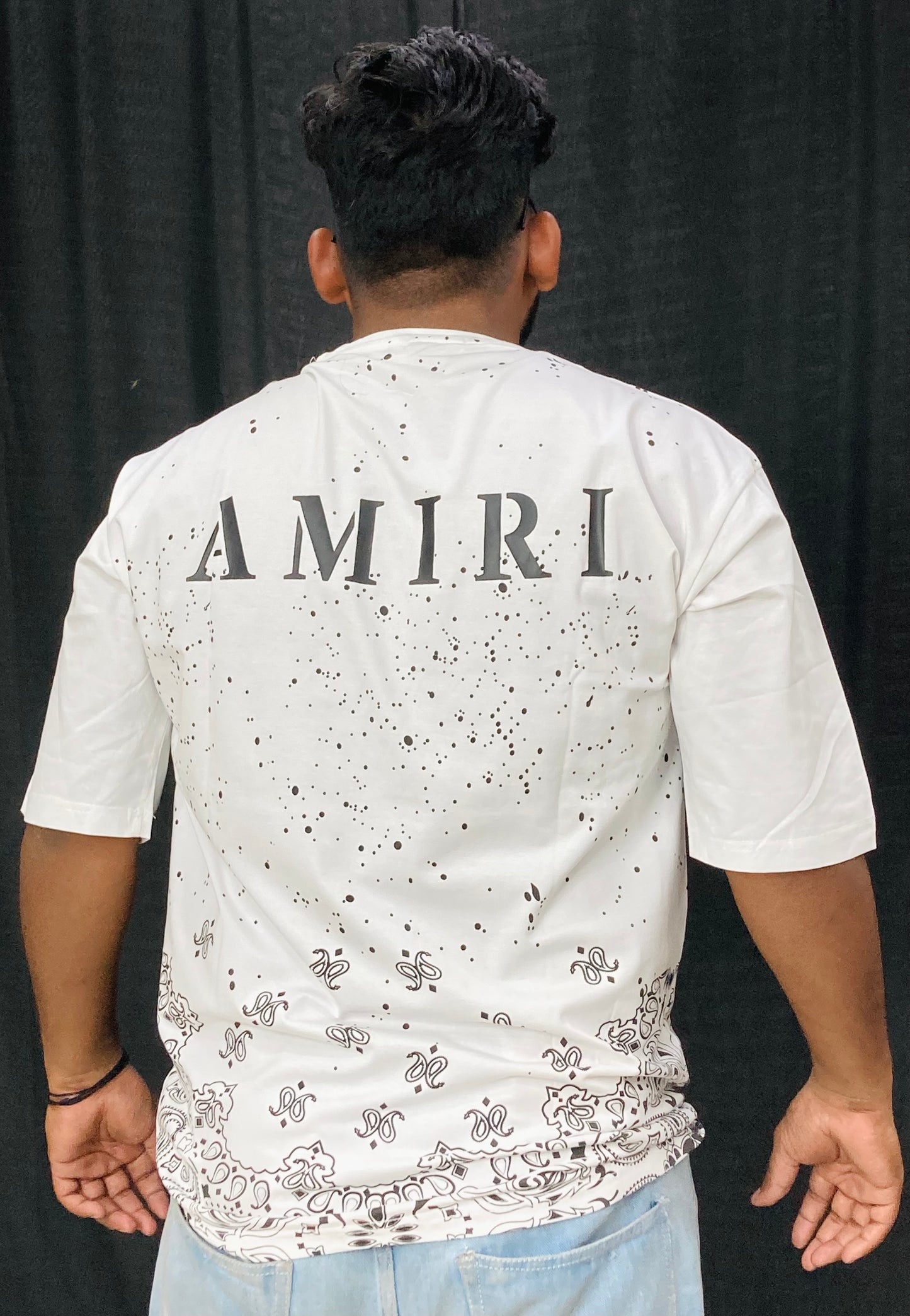 WHITE DROP TEE'S