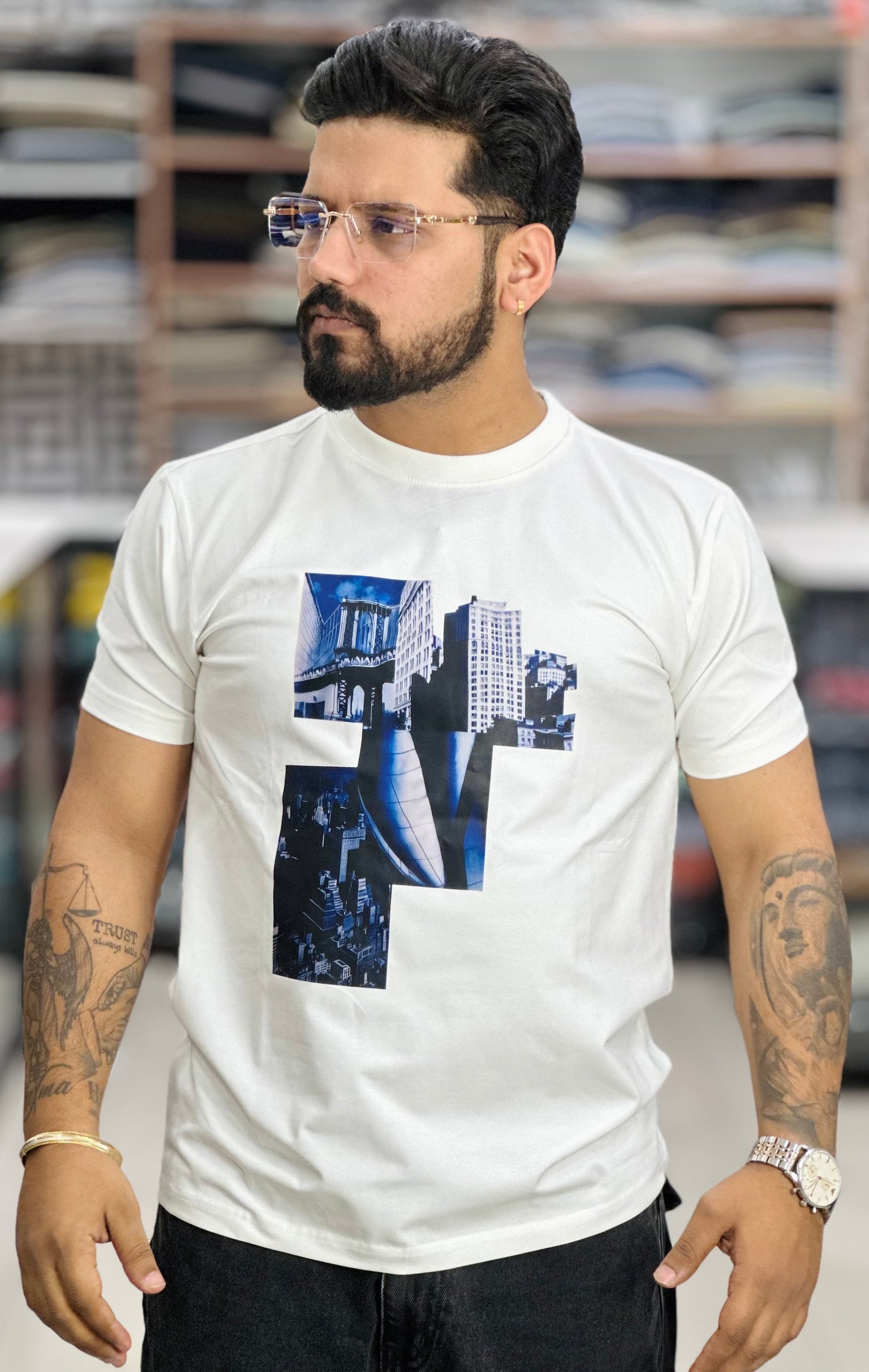 ROUND NECK TEE