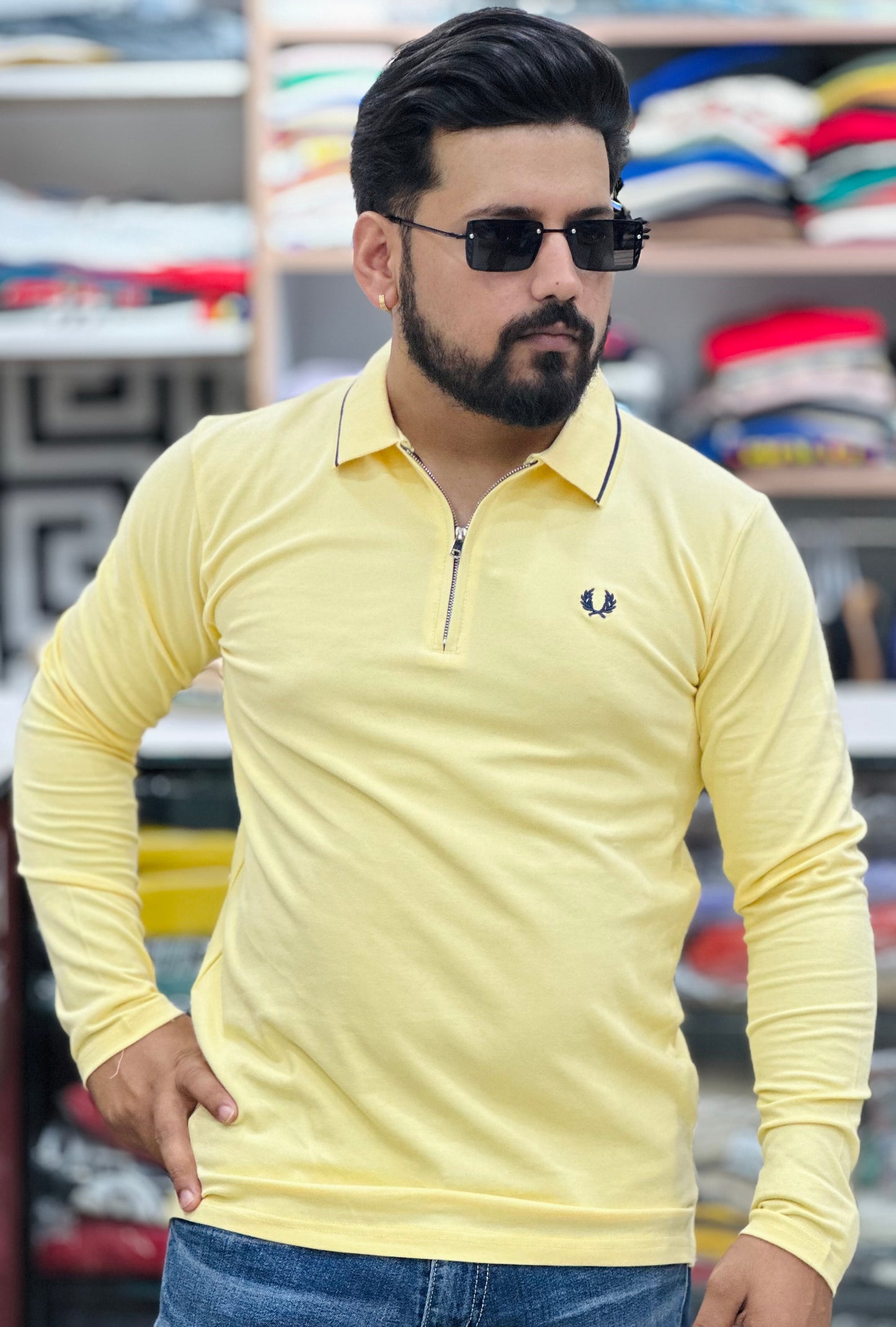 Full tee with Zip