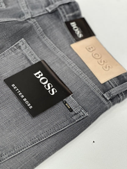 Grey Bell Bottom Denim