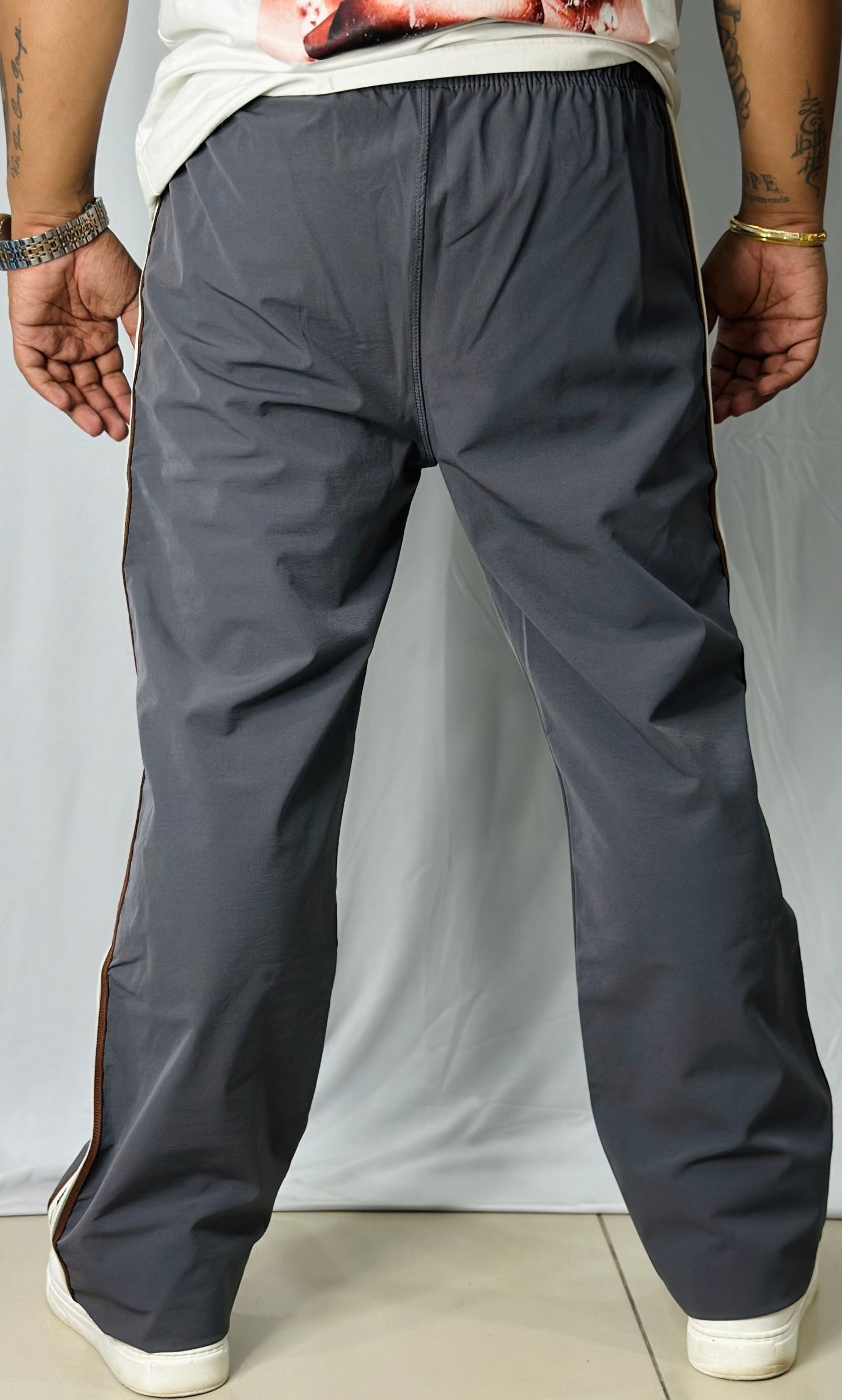 Crush Trackpant with Heavy Heavy Stripe on side