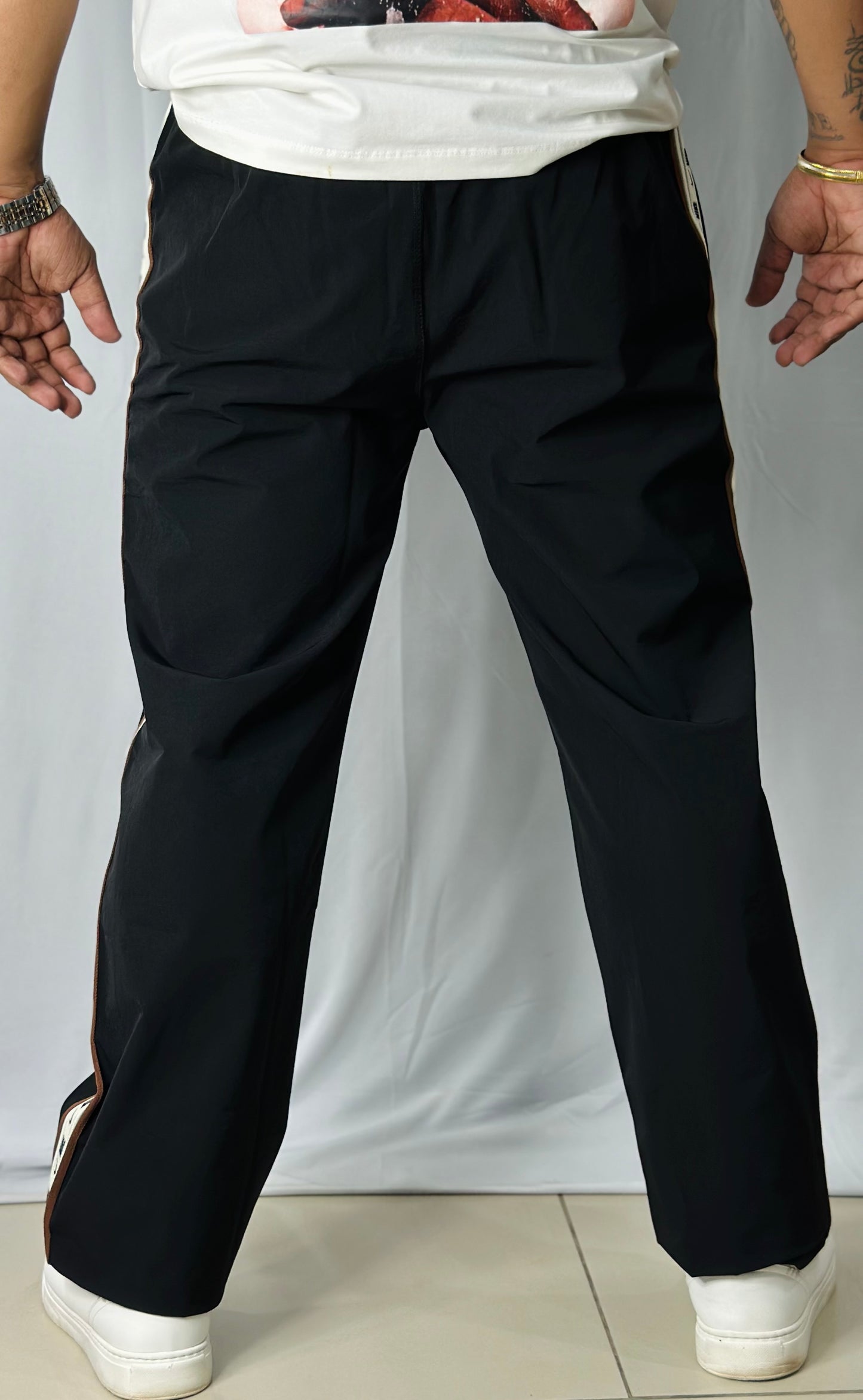 Crush Trackpant with Heavy Heavy Stripe on side