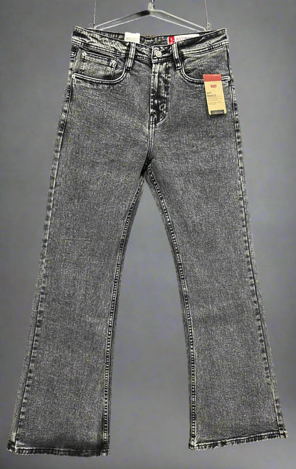 BLACK AND CARBON DENIM