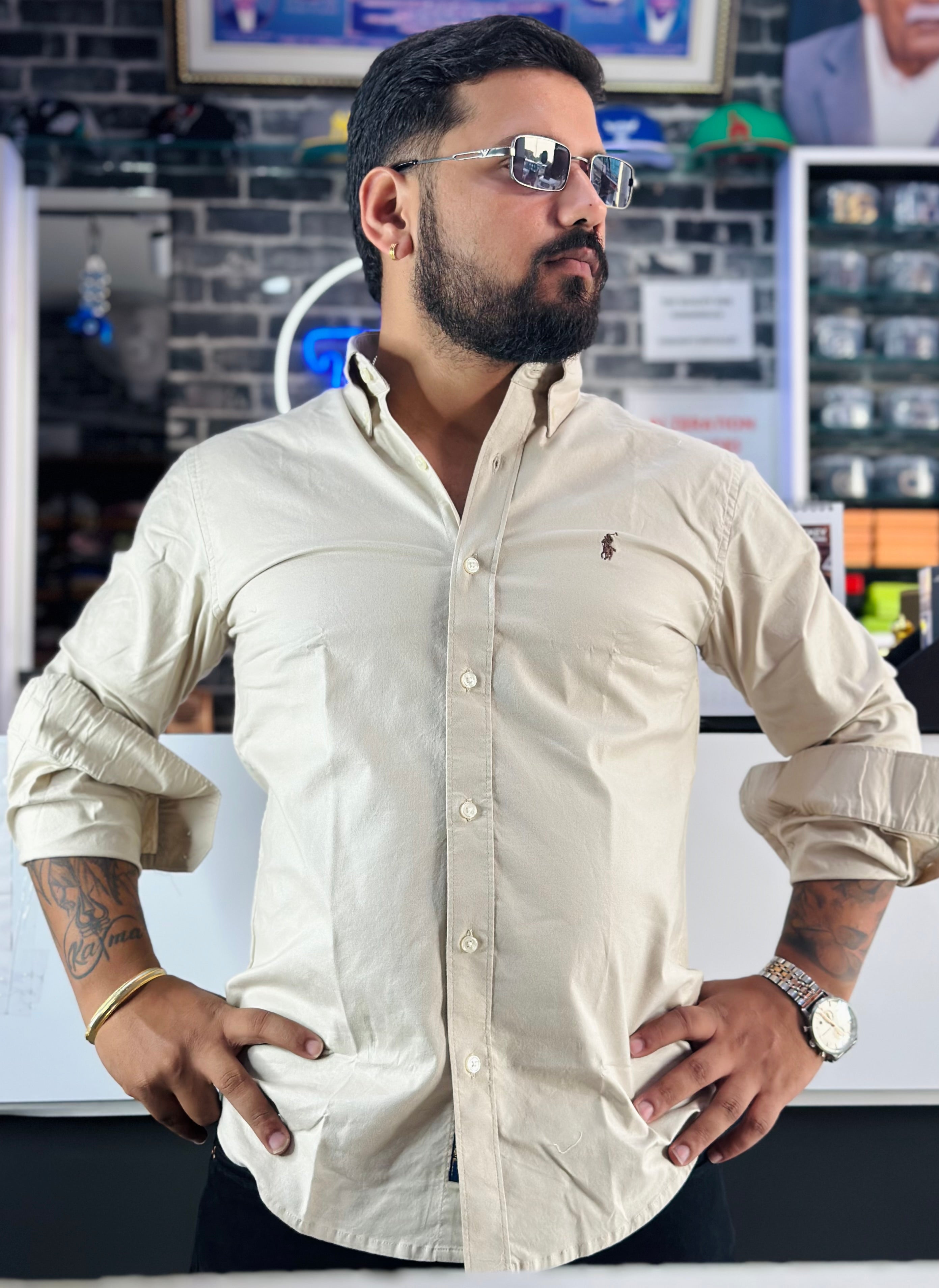 Beige / M