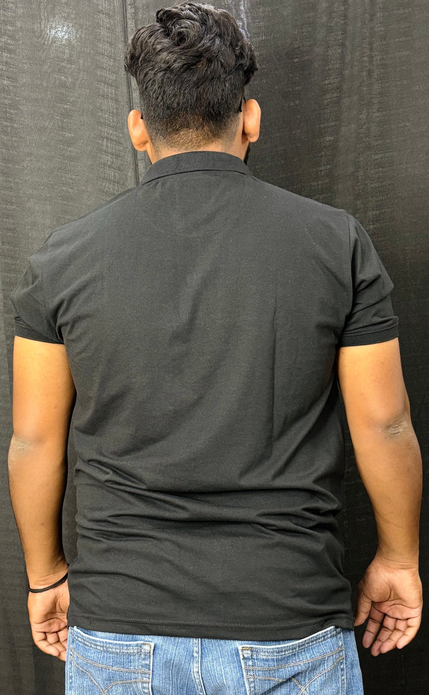 Embroidered Collar Tee