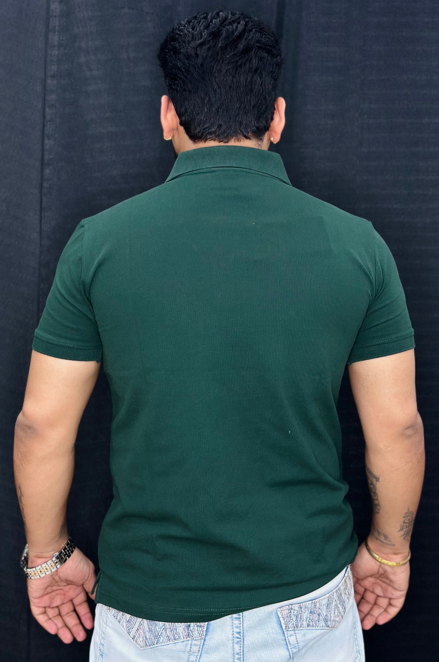 Slim Fit Short Sleeve Pique Polo