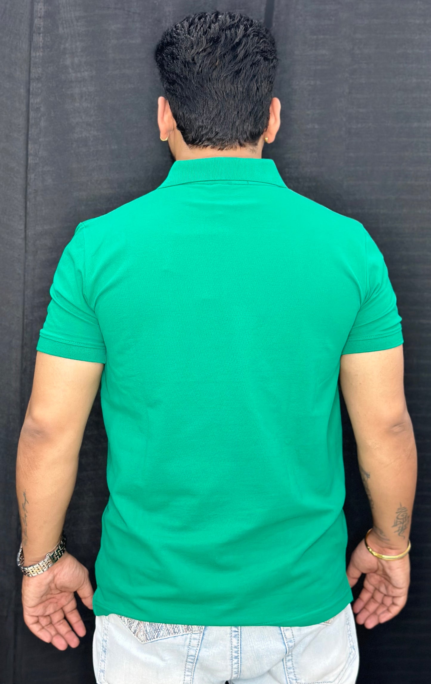 Supima Stretch Solid Slim Fit Polo