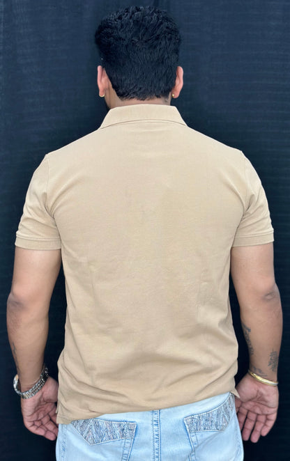 Supima Stretch Solid Slim Fit Polo