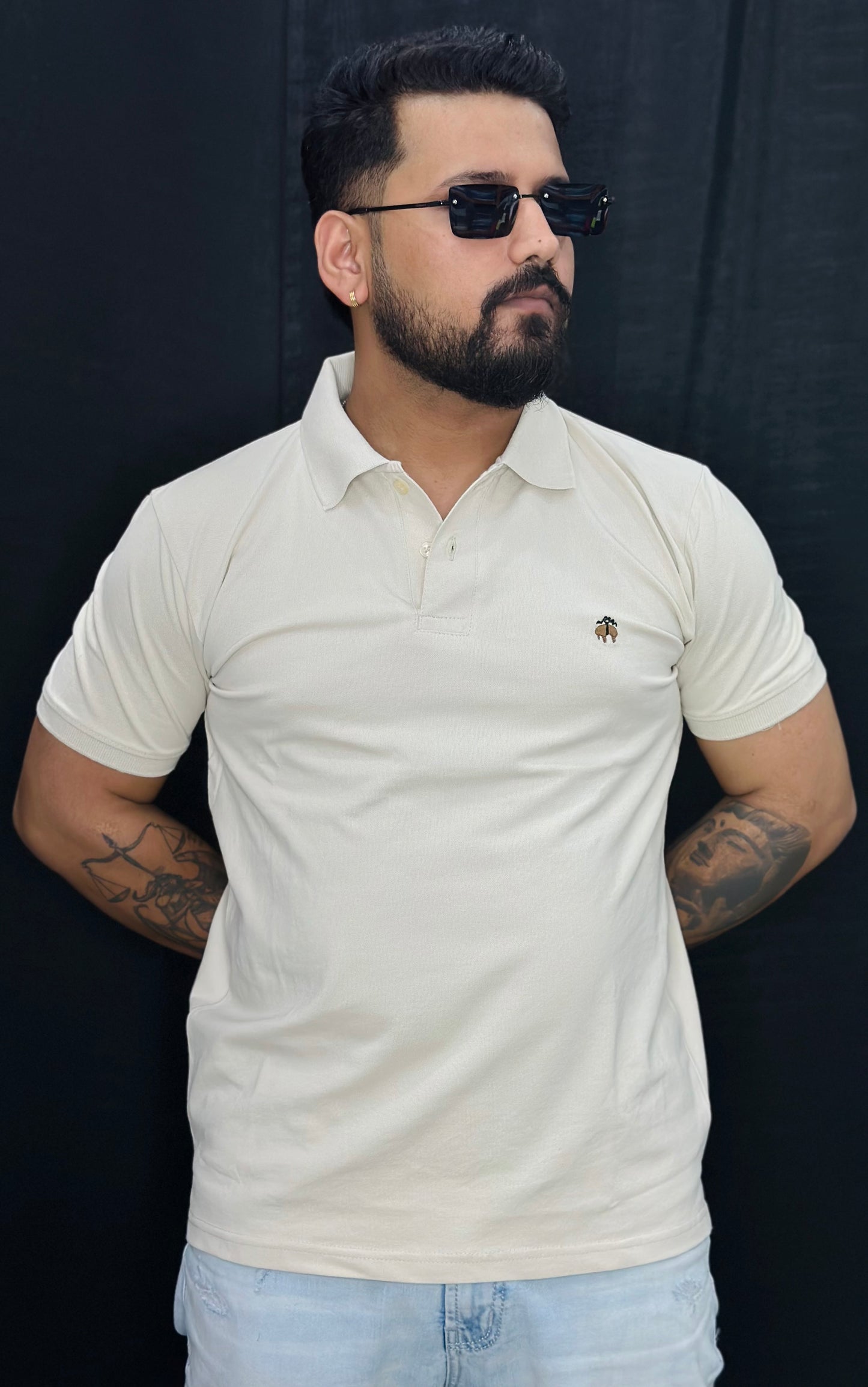 Supima Stretch Solid Slim Fit Polo