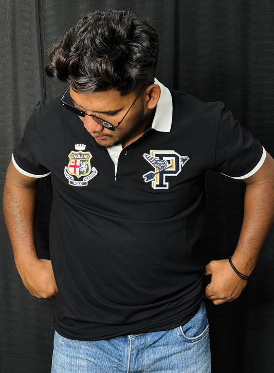Printed Collar Tee