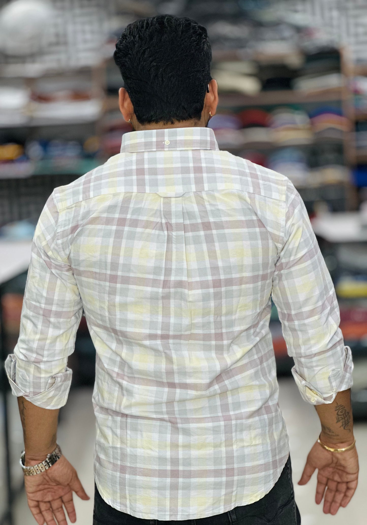 Men's Cotton Checked